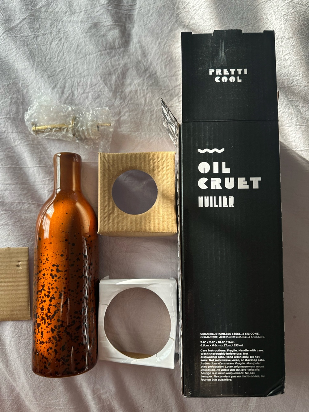Tortoiseshell Oil Cruet